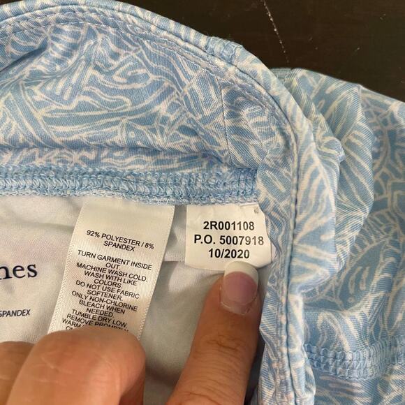 2/$30 Vineyard Vines Printed Sankaty Shortie Skort XXS Blue Hawaiian #5560 - Picture 11 of 13